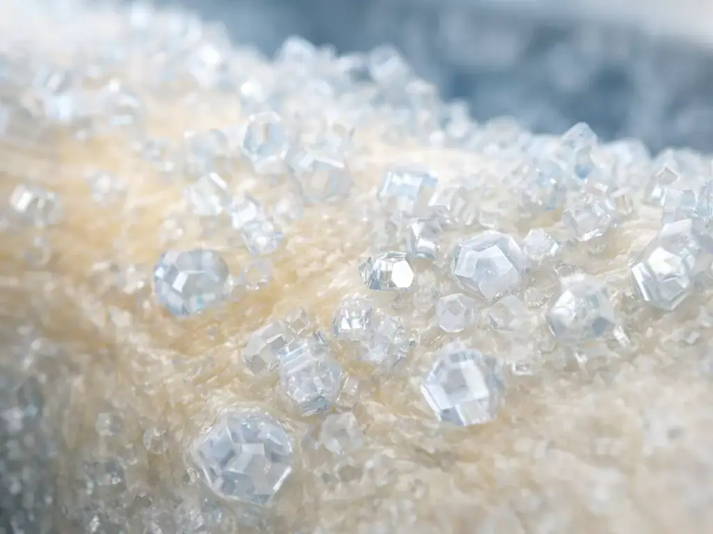 Enamel remineralization concept Enamel remineralization concept showing mineral crystals repairing tooth enamel